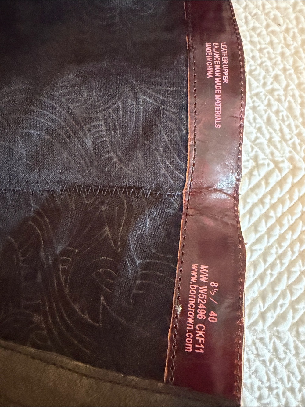 Like New Born "Laurelin" Victorian Lace-Up Boots - Burgundy - Size 8.5 With Box - Picture 8 of 10